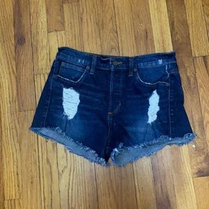 Guess button down shorts